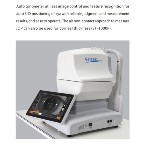 Manueller Non-Contact-Tonometer mit Farb-Touchscreen, automatischer Erkennung und integriertem Drucker